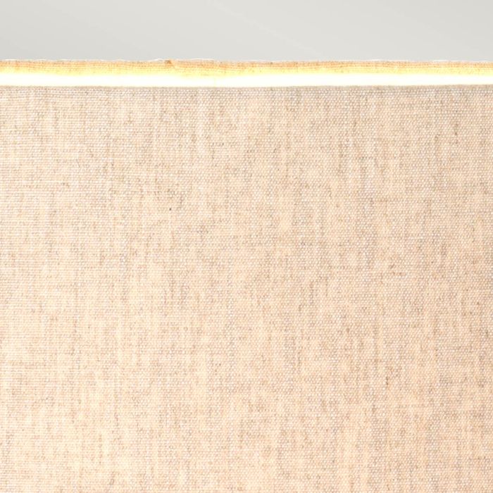 Spirit 1 Light Table Lamp with Oval Shade - Bronze Patina with Natural Shade