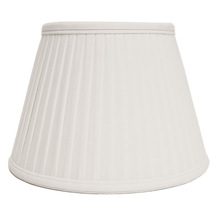 10" Cotton Fine/Pencil Pleat Ivory (25Cm)