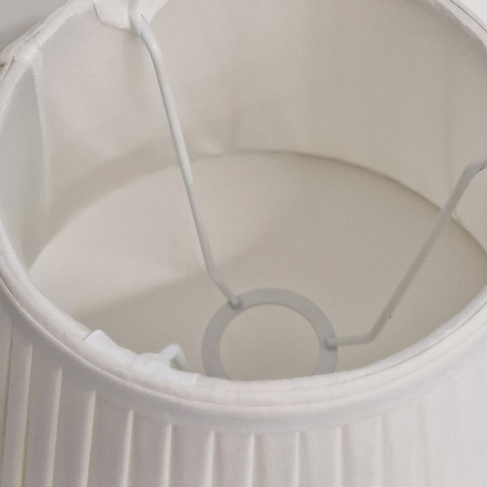 10" Cotton Fine/Pencil Pleat Ivory (25Cm)