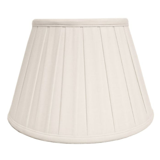 12" Cotton Box Pleat Ivory (30Cm)