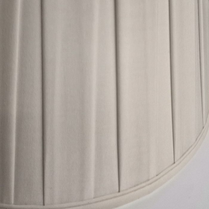 12" Cotton Box Pleat Oyster (30Cm)