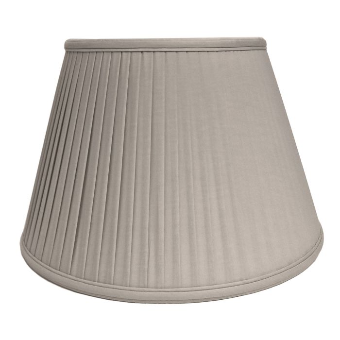 12" Cotton Fine/Pencil Pleat Oyster (30Cm)