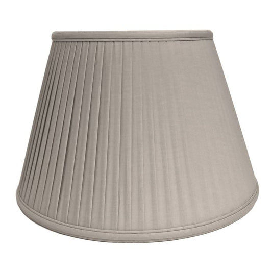 12" Cotton Fine/Pencil Pleat Oyster (30Cm)