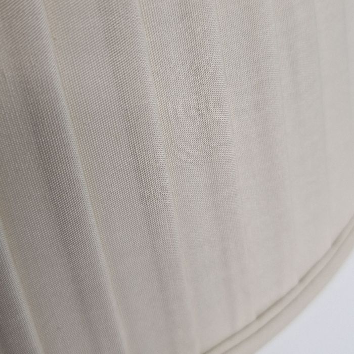 12" Cotton Fine/Pencil Pleat Oyster (30Cm)