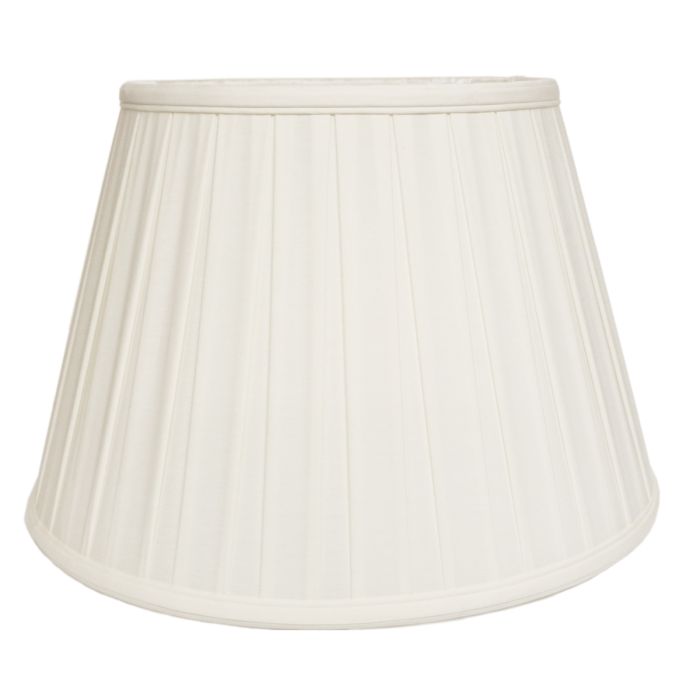 14" Cotton Box Pleat Ivory (35Cm)
