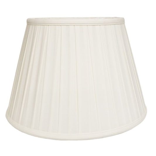 14" Cotton Box Pleat Ivory (35Cm)