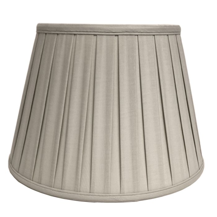 14" Cotton Box Pleat Oyster (35Cm)