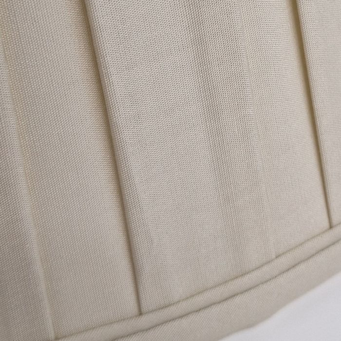 14" Cotton Box Pleat Oyster (35Cm)