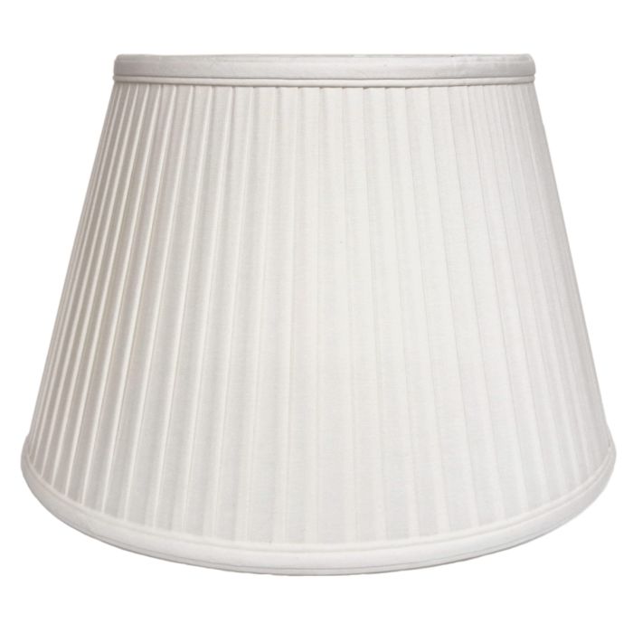14" Cotton Fine/Pencil Pleat Ivory (35Cm)