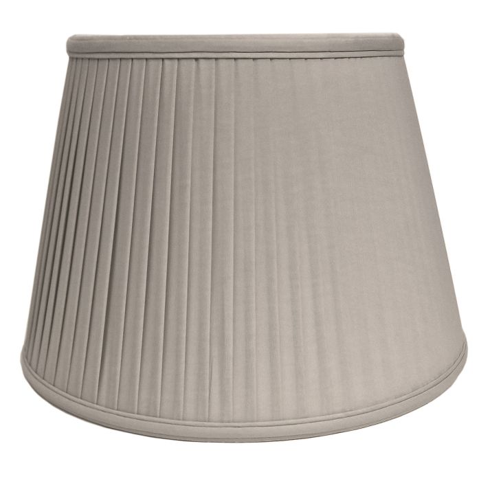 14" Cotton Fine/Pencil Pleat Oyster (35Cm)