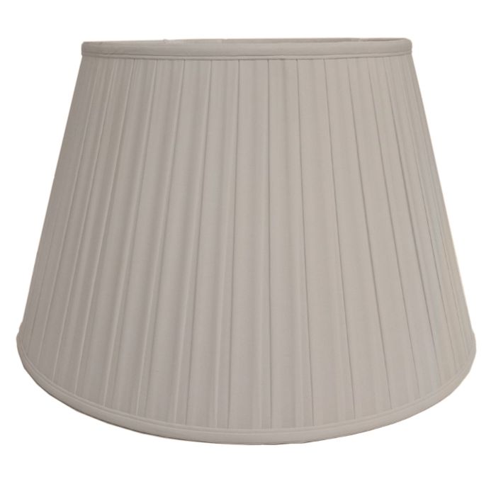 20" Cotton Box Pleat Oyster (51Cm)