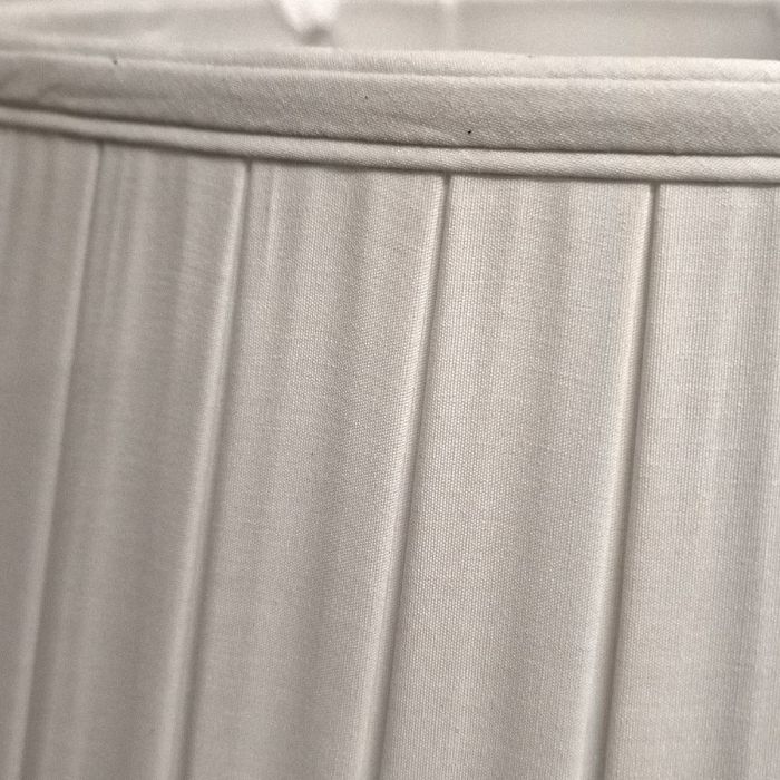 20" Cotton Box Pleat Oyster (51Cm)