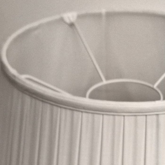 20" Cotton Box Pleat Oyster (51Cm)