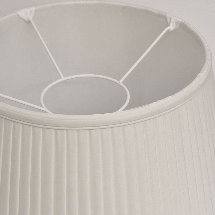 20" Cotton Fine/Pencil Pleat Ivory (51Cm)