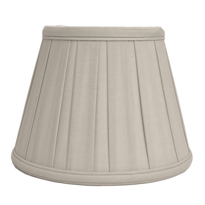 8" Cotton Box Pleat Oyster (20Cm)