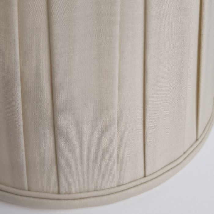 8" Cotton Box Pleat Oyster (20Cm)