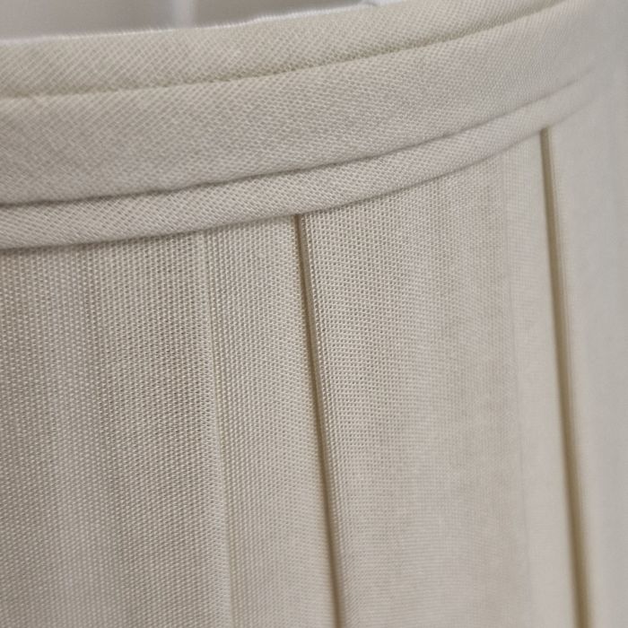 8" Cotton Box Pleat Oyster (20Cm)