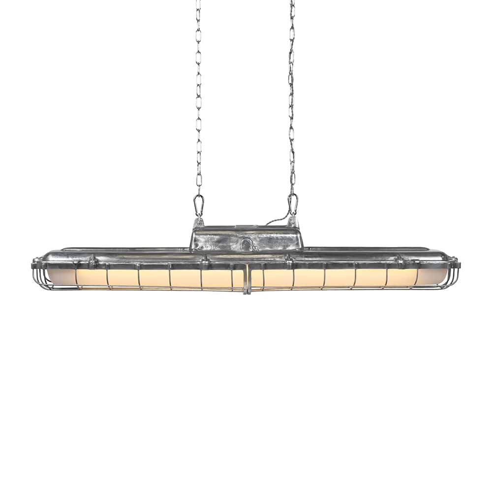 Soho Lighting Warwick Aluminum Industrial Strip Large Pendant Light - The Statement Collection