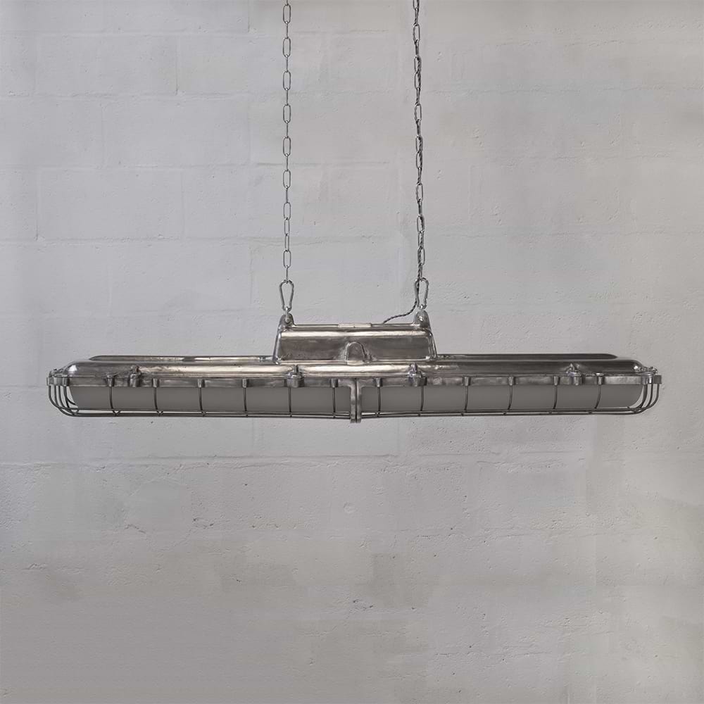 Soho Lighting Warwick Aluminum Industrial Strip Large Pendant Light - The Statement Collection