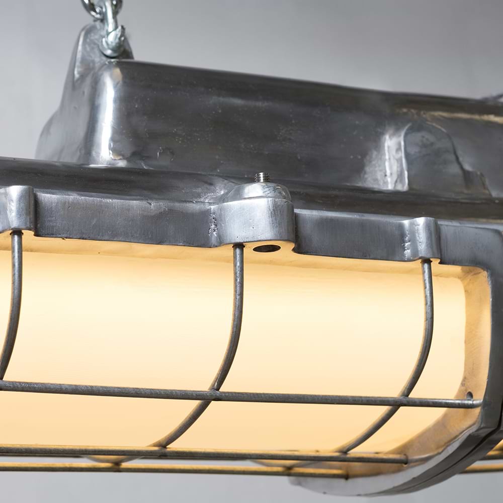 Soho Lighting Warwick Aluminum Industrial Strip Large Pendant Light - The Statement Collection