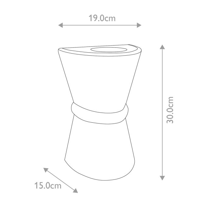 Dungarvan 2lt Up and Down Lantern - Black