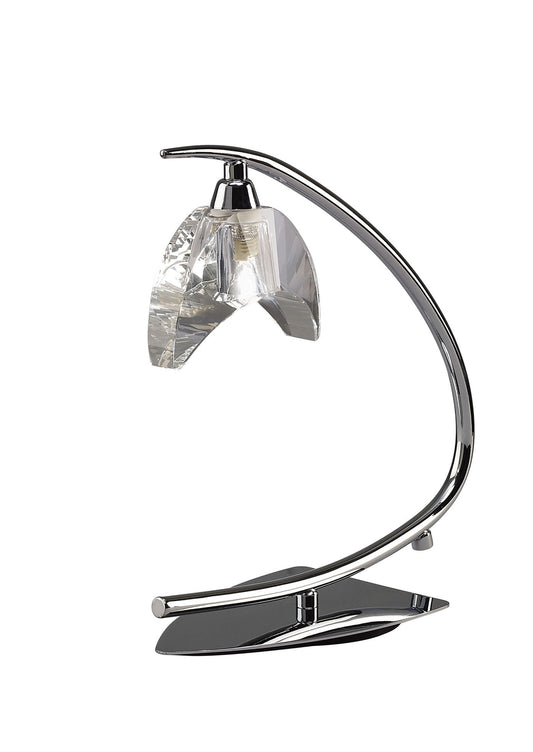 Eclipse Table Lamp 1 Light G9 Small, Polished Chrome by Mantra