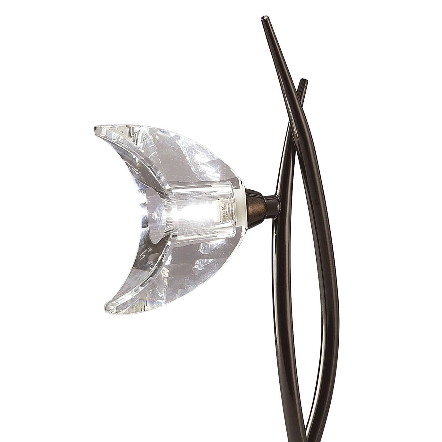 Eclipse Tall Table Lamp 1 Light G9, Black Chrome by Mantra