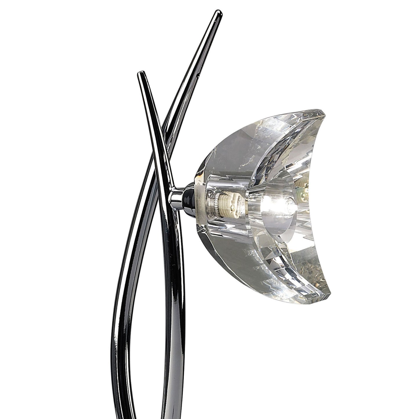 Eclipse Tall Table Lamp 1 Light G9, Polished Chrome by Mantra