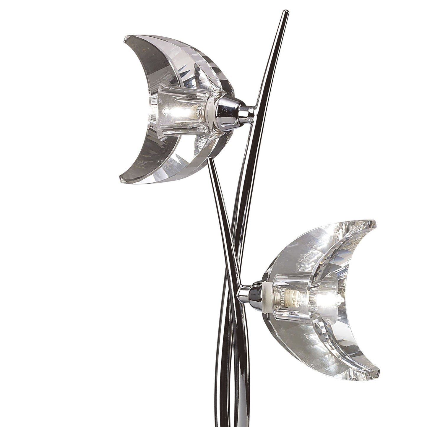 Eclipse Table Lamp 2 Light G9, Polished Chrome by Mantra