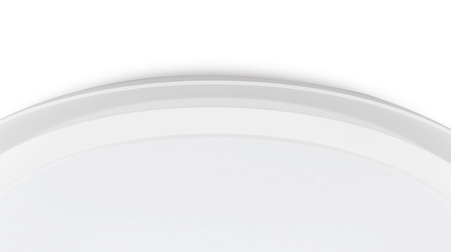 Edge Smart Ceiling, 80W LED, 3000-5000K Tuneable White, 4300lm, Remote Control, 3yrs Warranty by Mantra
