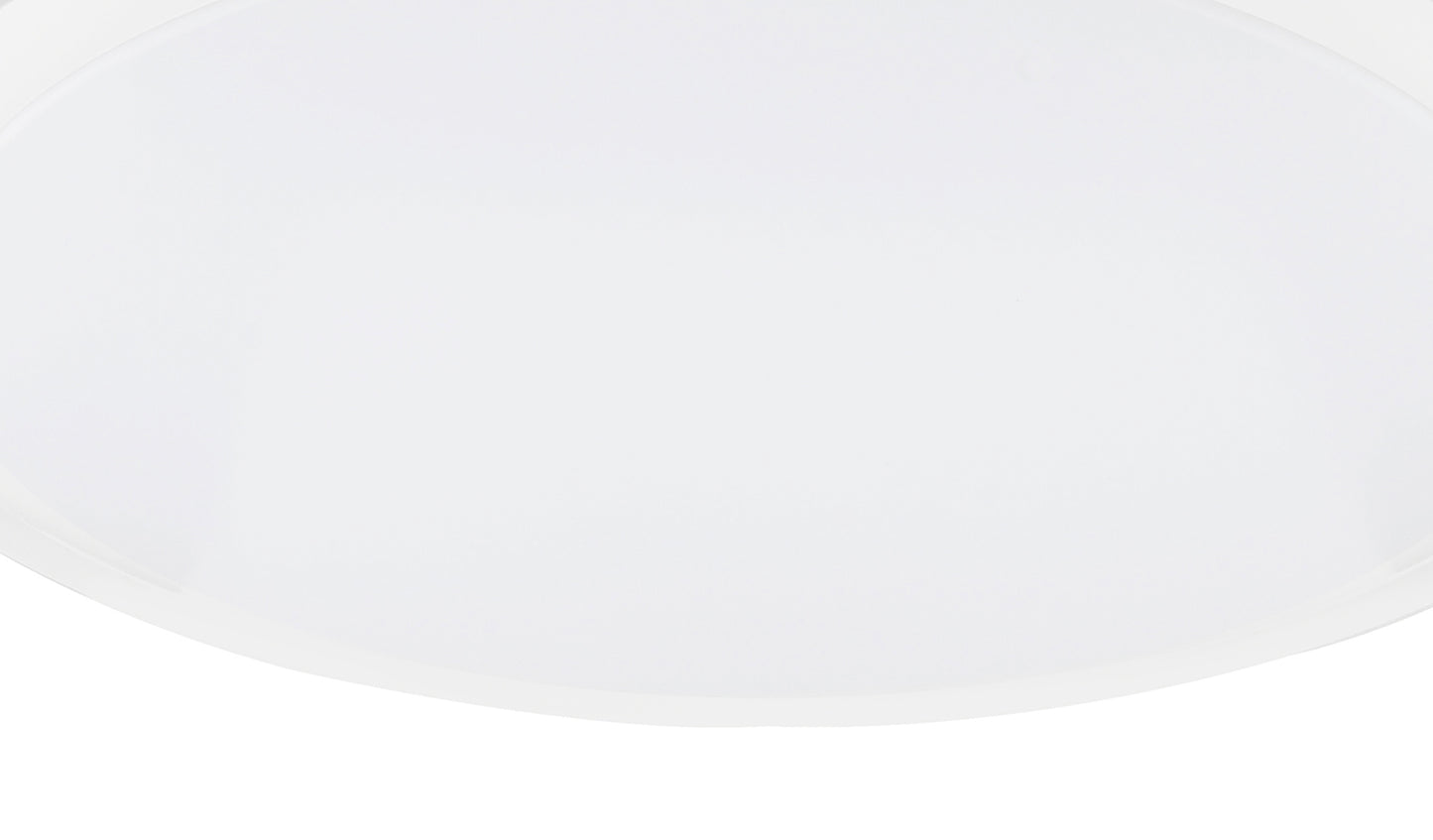 Edge Smart Ceiling, 80W LED, 3000-5000K Tuneable White, 4300lm, Remote Control, 3yrs Warranty by Mantra