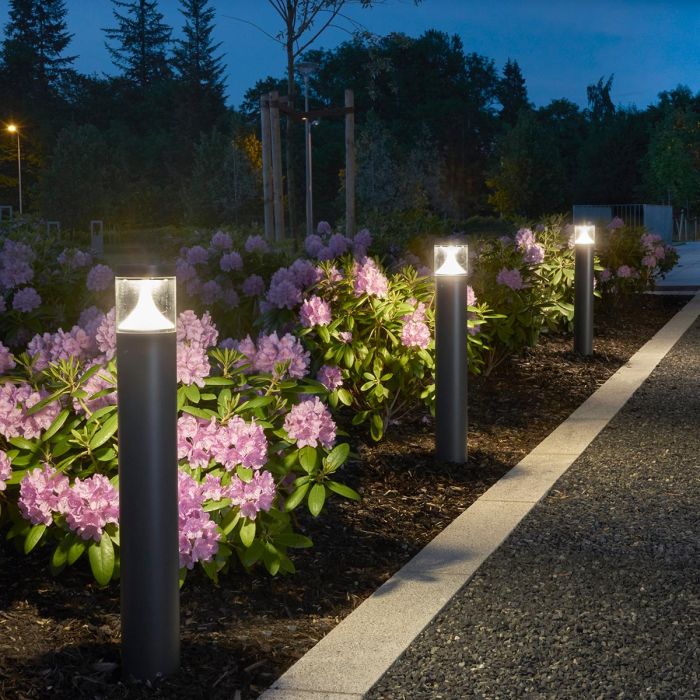 Egersund LED Tall Bollard - Graphite