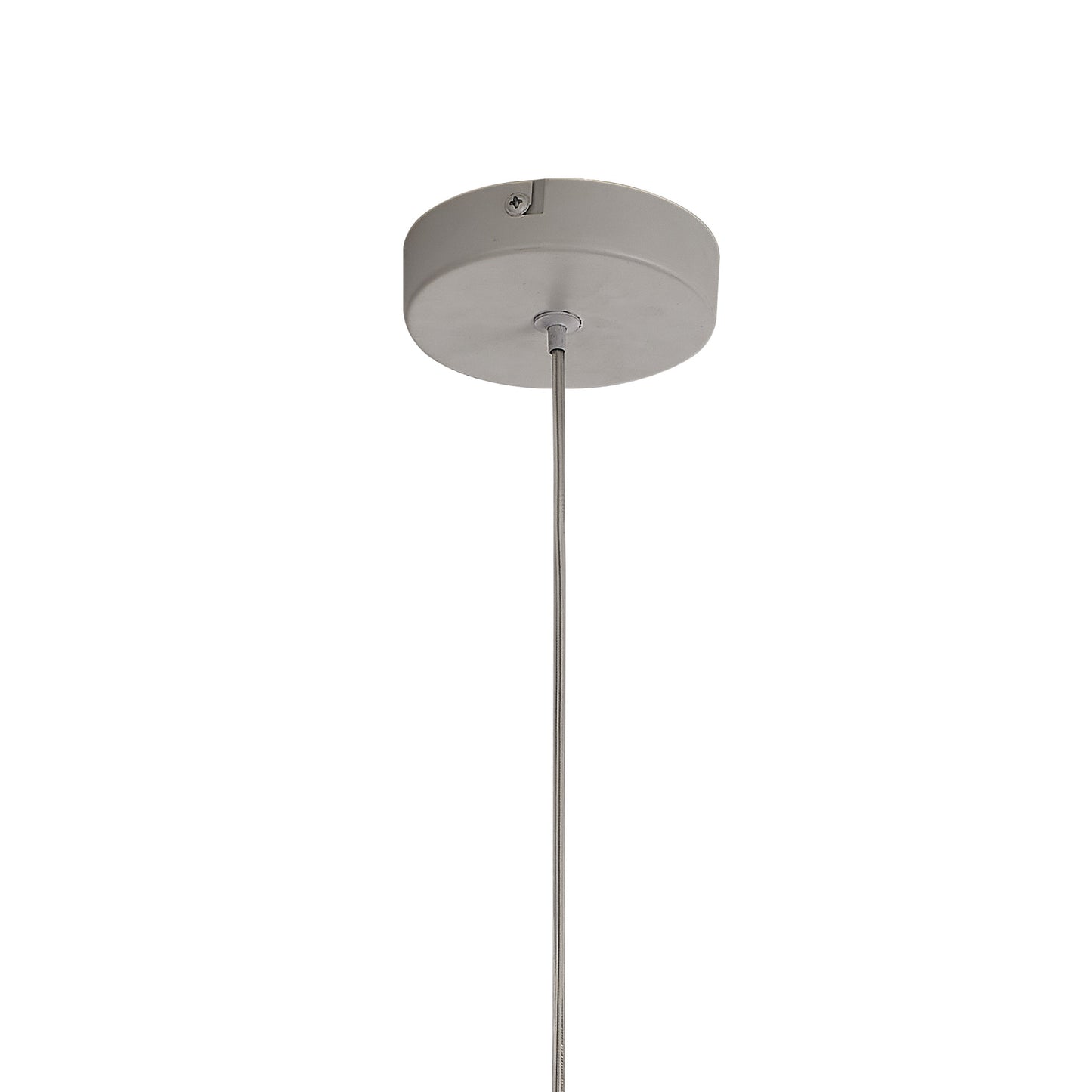 Elsa Pendant With Champagne Glass Shade, 1 Light E27, Clear Glass With Frosted Inner Cone by Mantra