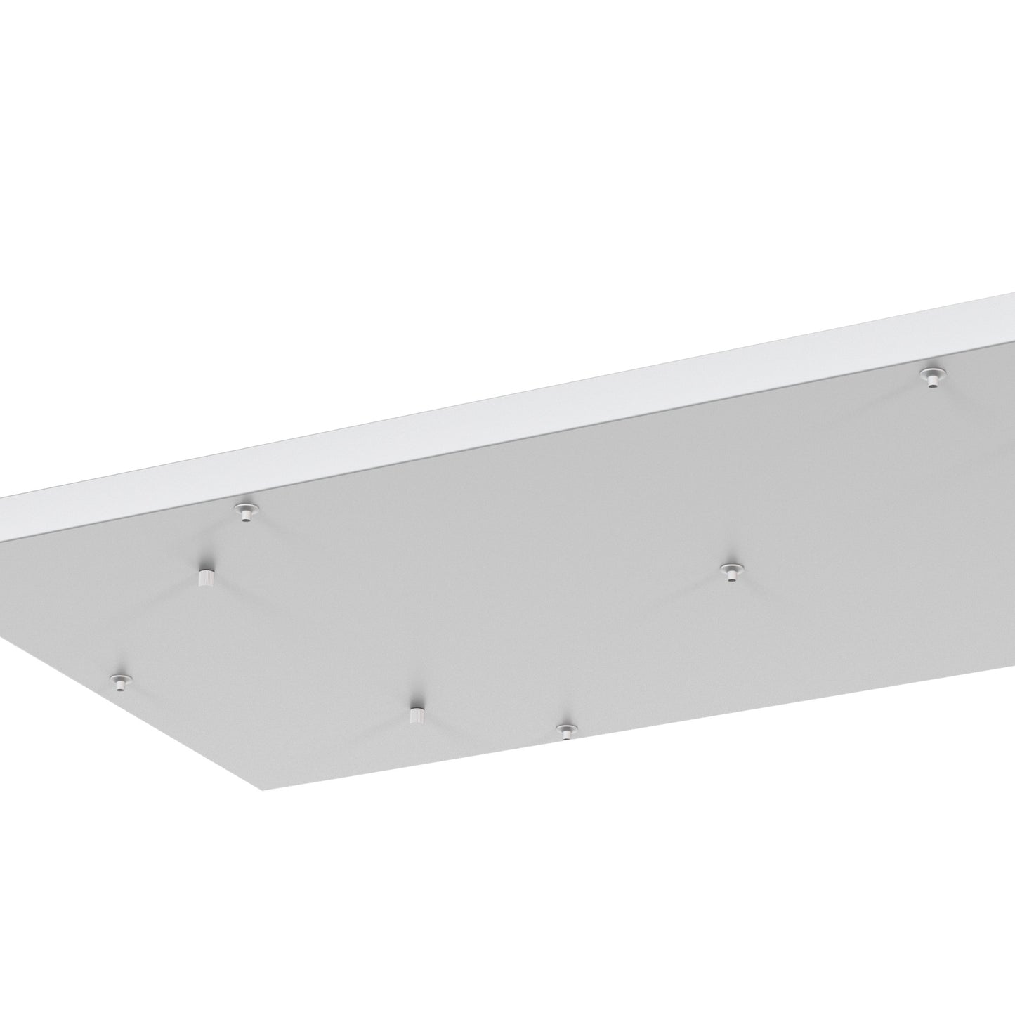 Elsa 7 Hole 940 x 460mm Rectangular Canopy Kit, White by Mantra