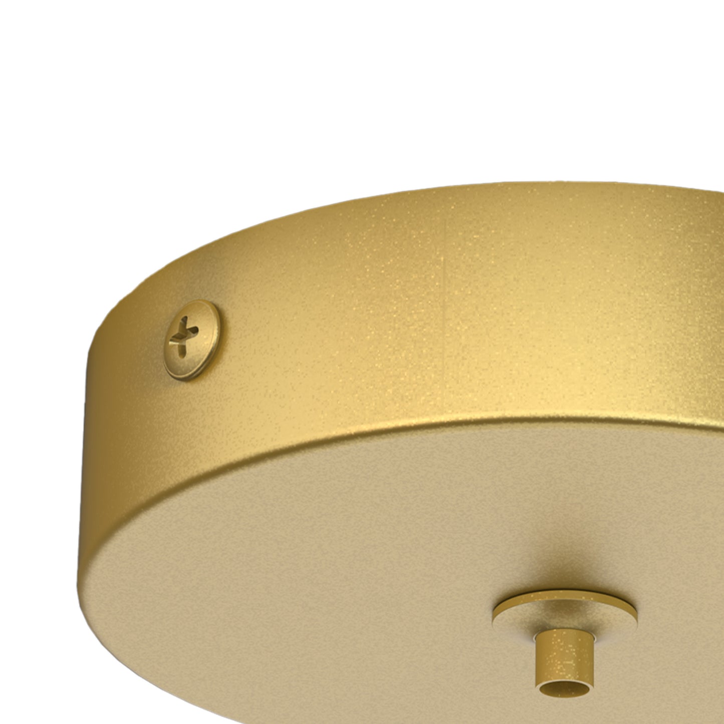Elsa 1 Hole 100mm Round Canopy Kit, Gold by Mantra