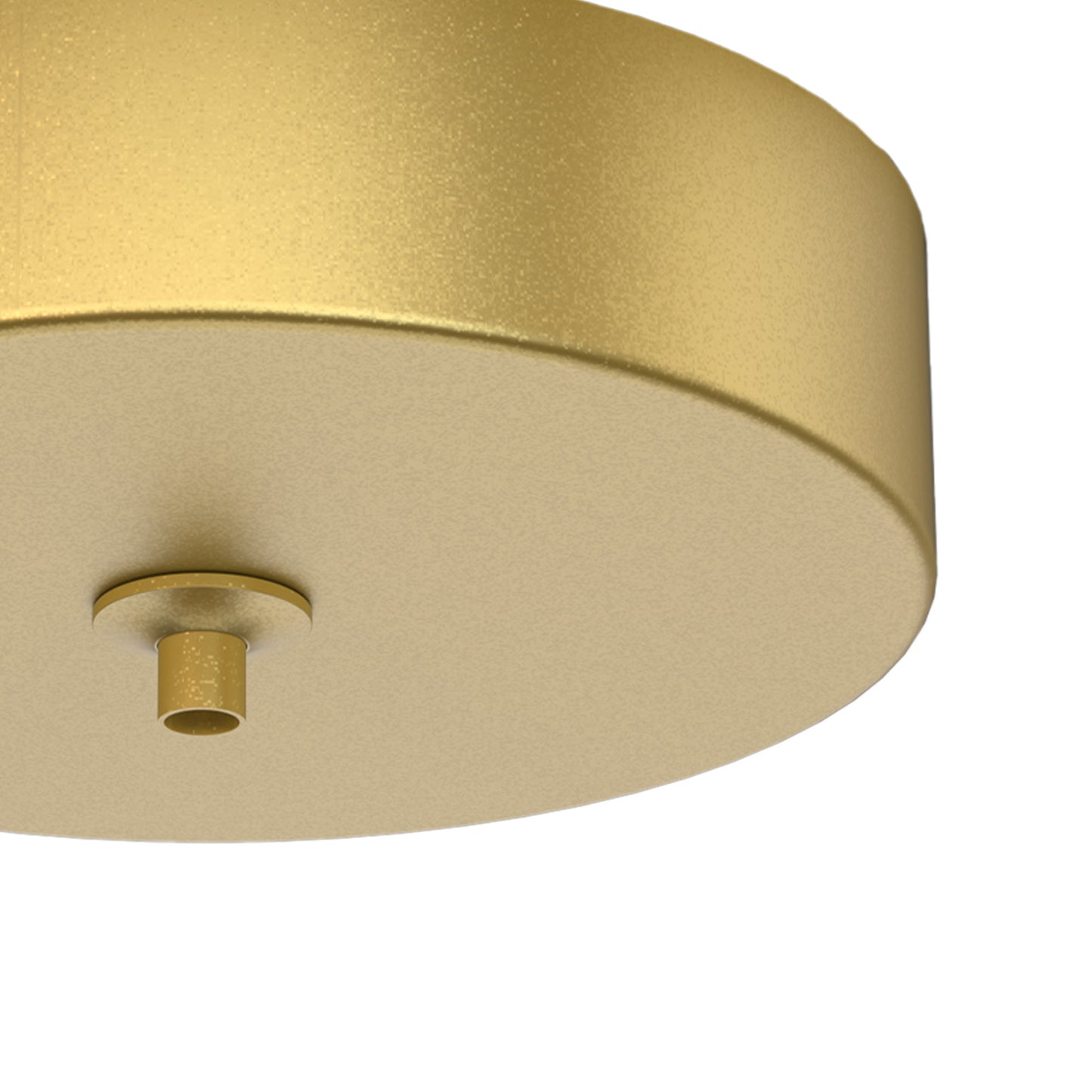 Elsa 1 Hole 100mm Round Canopy Kit, Gold by Mantra