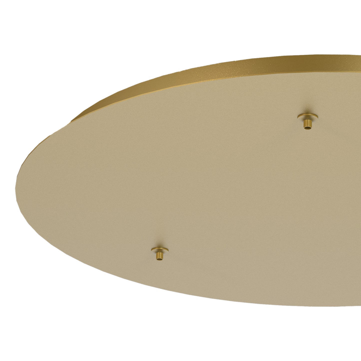 Elsa 3 Hole 500mm Round Canopy Kit, Gold by Mantra