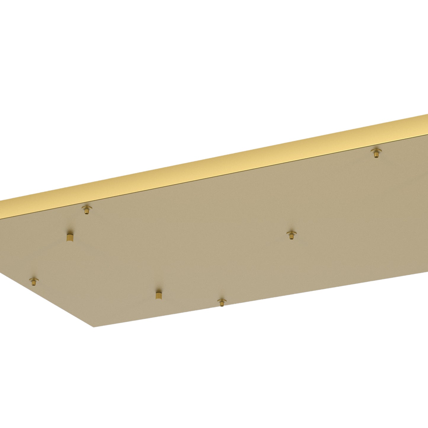 Elsa 7 Hole 940 x 460mm Rectangular Canopy Kit, Gold by Mantra