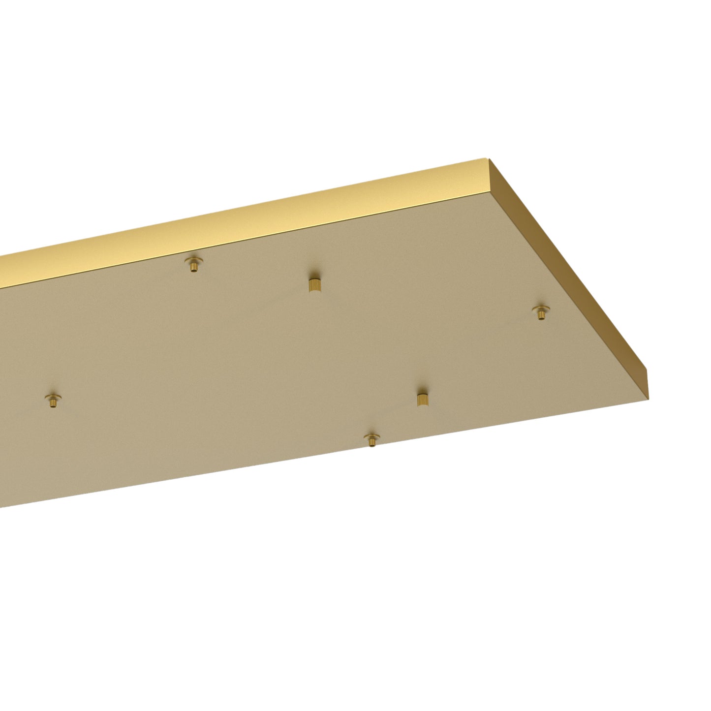 Elsa 7 Hole 940 x 460mm Rectangular Canopy Kit, Gold by Mantra