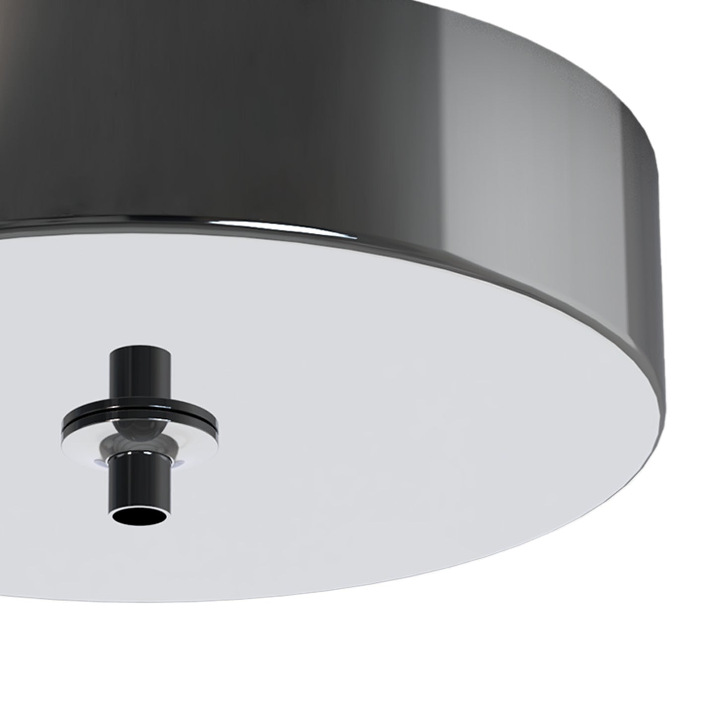 Elsa 1 Hole 100mm Round Canopy Kit, Chrome by Mantra