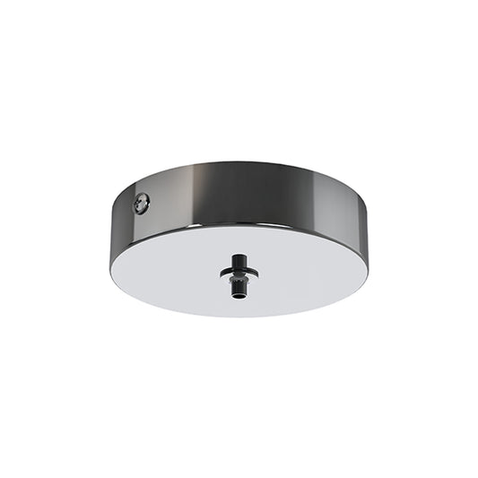Elsa 1 Hole 100mm Round Canopy Kit, Chrome by Mantra