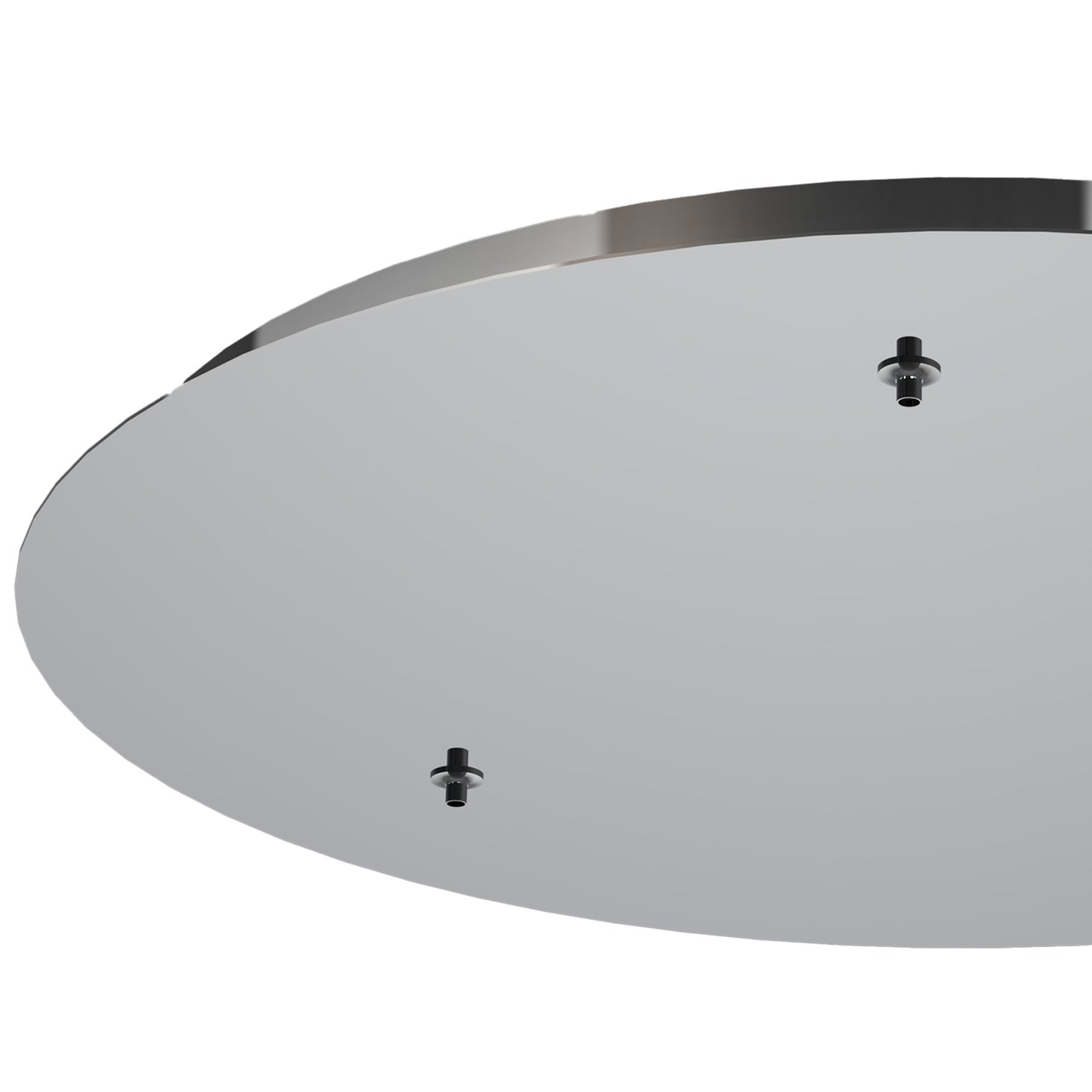 Elsa 3 Hole 500mm Round Canopy Kit, Chrome by Mantra
