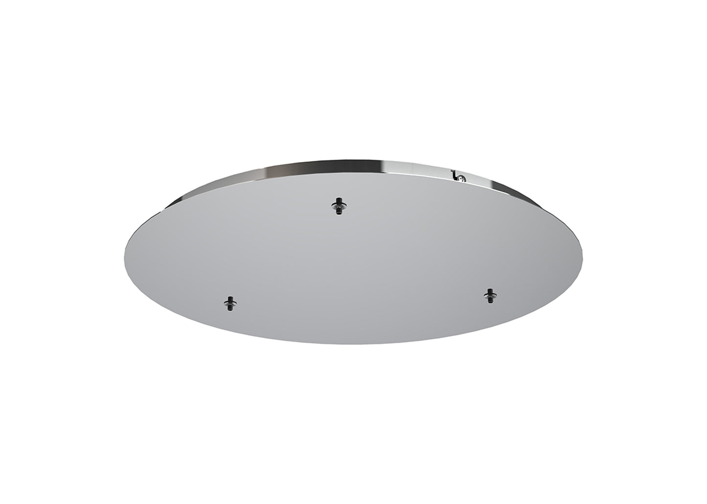 Elsa 3 Hole 500mm Round Canopy Kit, Chrome by Mantra