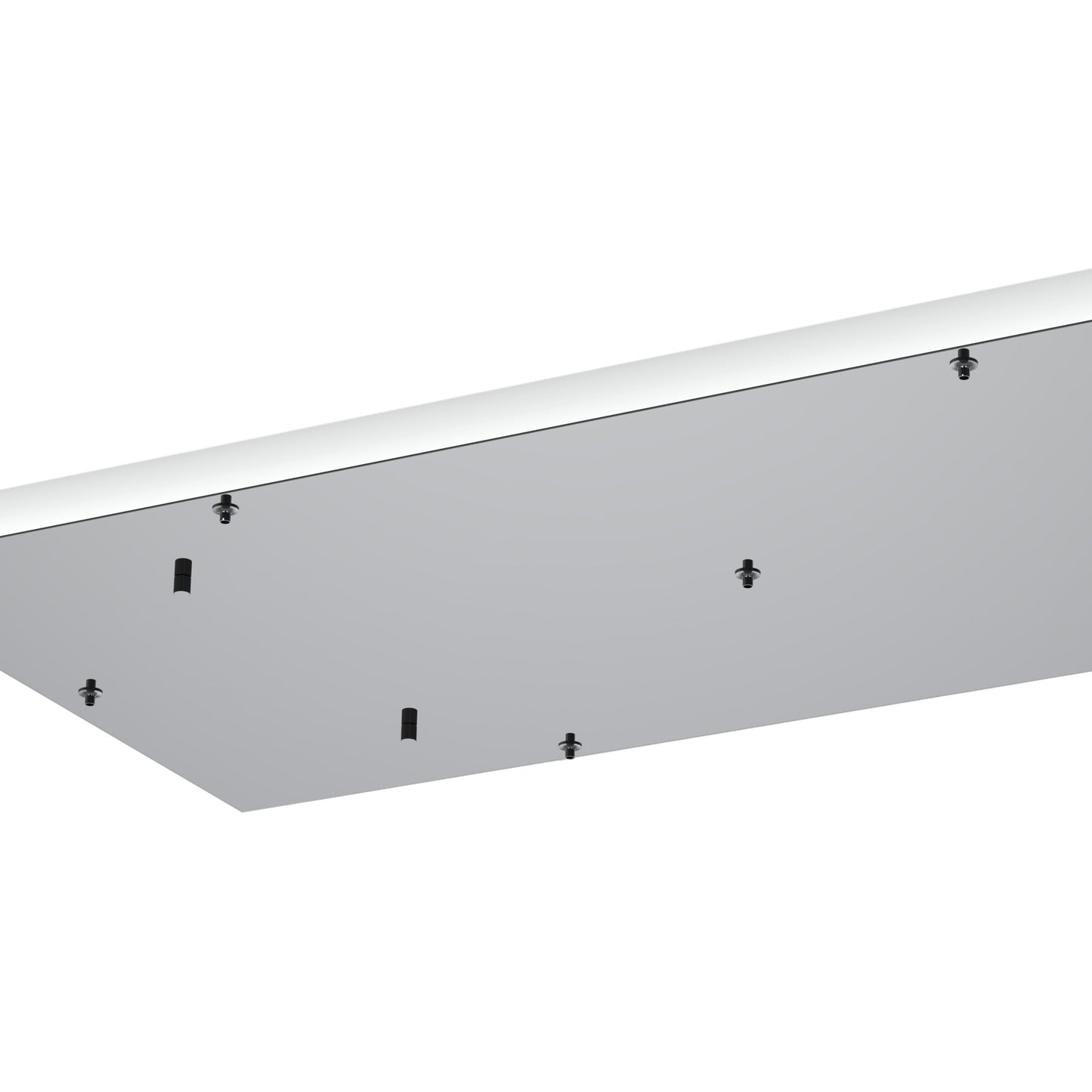 Elsa 7 Hole 940 x 460mm Rectangular Canopy Kit, Chrome by Mantra