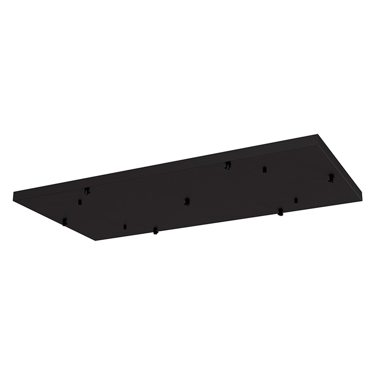 Elsa 7 Hole 940 x 460mm Rectangular Canopy Kit, Black by Mantra