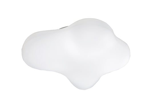 Eos Ceiling 4 Light E27 Outdoor IP44, Opal White by Mantra