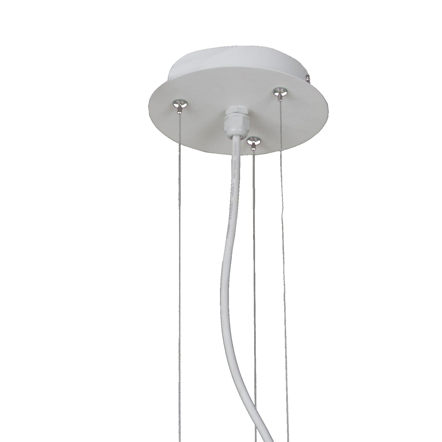 Eos IP44 Pendant 4 Light E27, Matt White/Opal White by Mantra