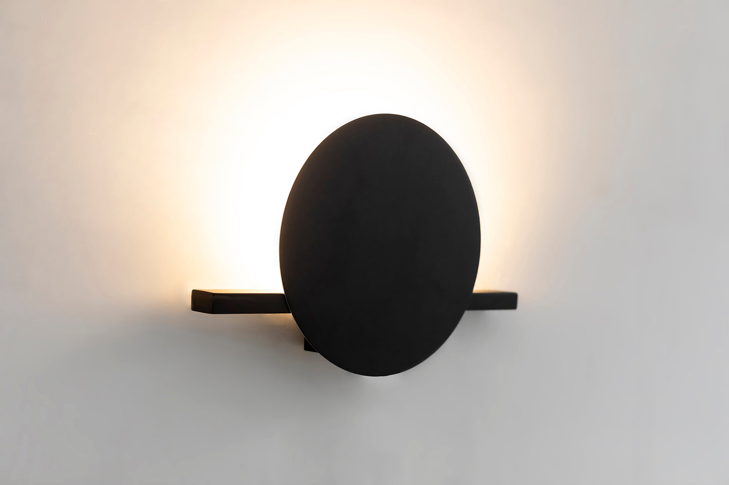 Eris 1 Light Wall Lamp, 8W LED, 3000K, 640lm, Black, 3yrs Warranty by Mantra