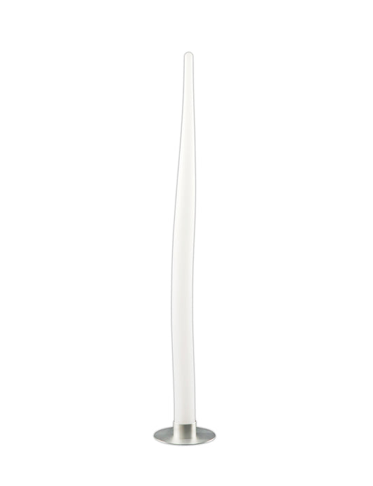 Estalacta Floor Lamp 1 Light Small Indoor, Silver/Opal White by Mantra