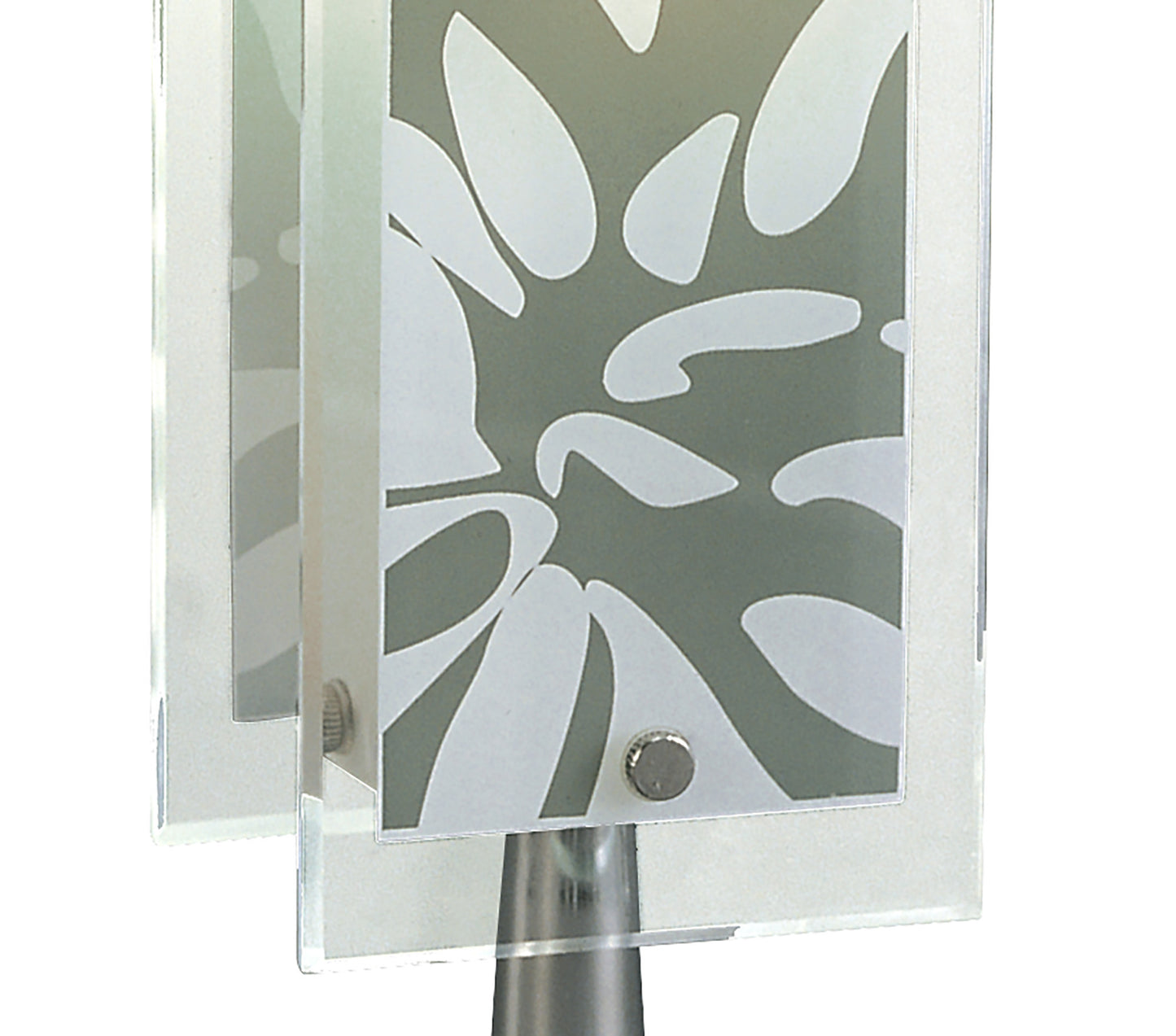 Euphoria Table Lamp 1 Light E27, Polished Chrome/Opal White Glass by Mantra